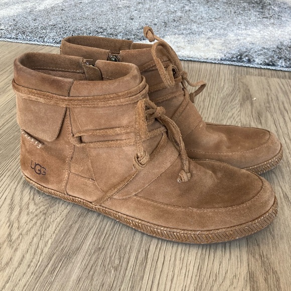UGG reid Women's Chestnut Ankle Booties - Picture 3 of 11
